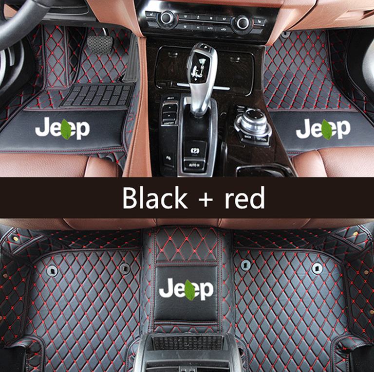 Jeep Wrangler 2011 2018 Year Car Mat Luxury Surrounded By Indoor Waterproof Leather Wear Resistant Environmentally Friendly Carpet