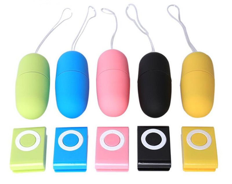MP3 Remote Wireless Vibrating Egg, Color Waterproof Portable Remote