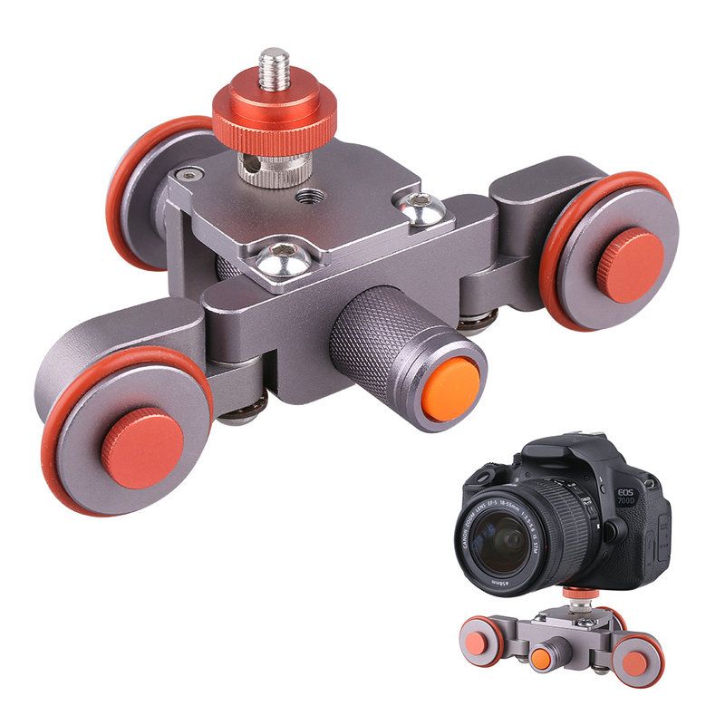 2019 Mini Flexible Motorized Electric Dolly 3 Wheel Pulley Car Rail