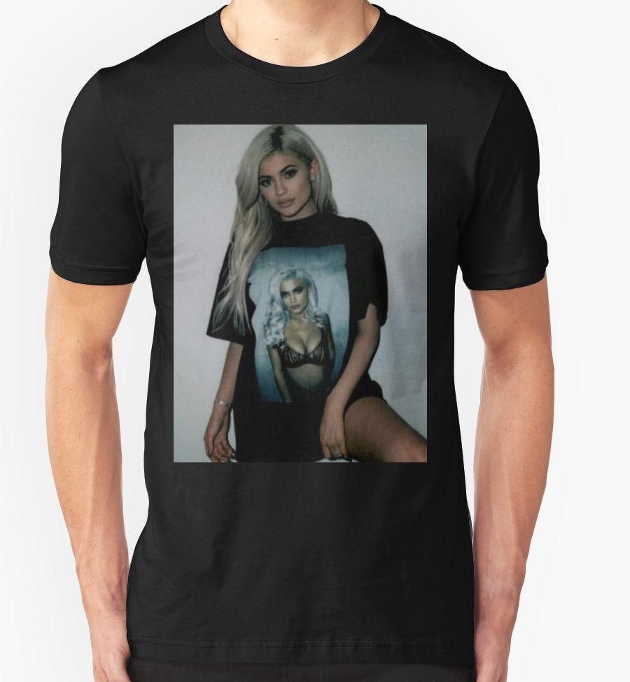 Kylie Jenner Vintage Mens Black T Shirt Size S 3xl T Shirts Man