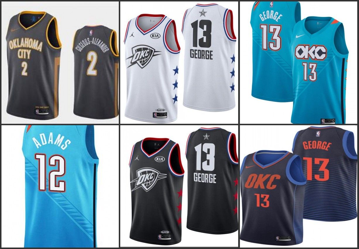 thunder basketball jersey