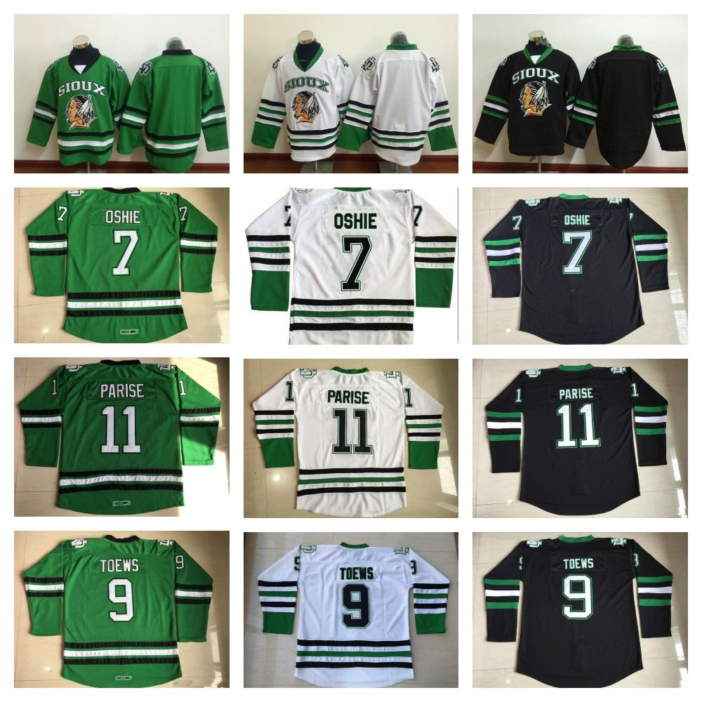 tj oshie north dakota jersey