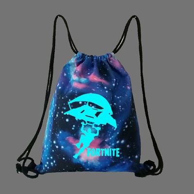 canvas drawstring luminous backpack new fortnite game fashion trend casual backpack student lightweight bag hot sale black leather backpack backpacks for - fortnite backpack all