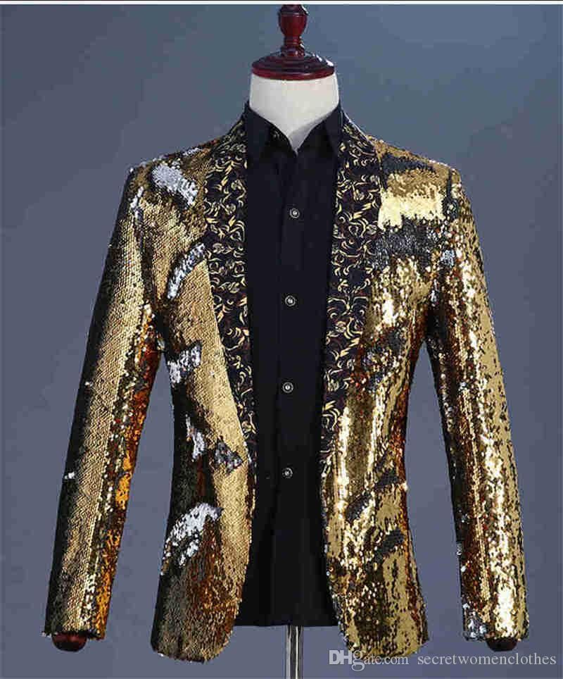 mens sequin tracksuit