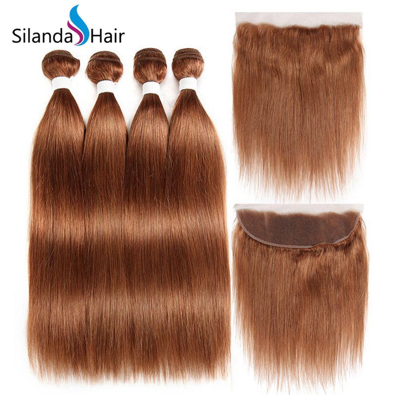 2020 Silanda Hair #30 Straight Brazilian Remy Human Hair Weaves 3