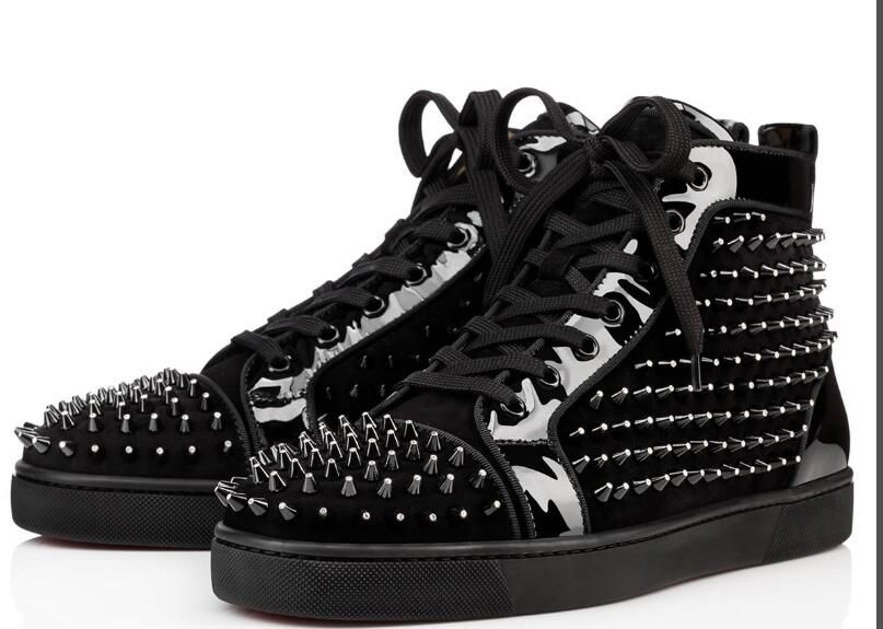 Christian Louboutin Cl Casual Flats Red Bottom Shoes New For Mens And Women Party Designer Sneakers Lovers Genuine H2