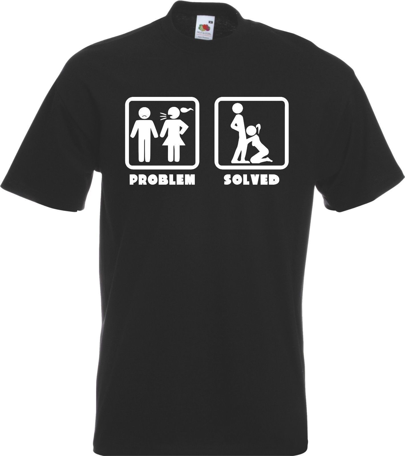 Blowjob Problem Solved T Shirt Tshirt New Hip Hop Fashion Top 2019