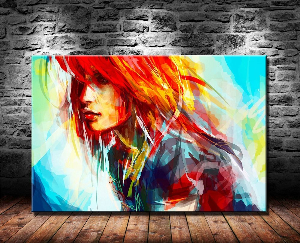 Modern art paintings of womenhd canvas printing new home decoration art painting unframed framed