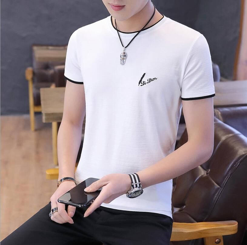 New Mens Summer T Shirts Casual Short Sleeve Loose T Shirt Fashion ...