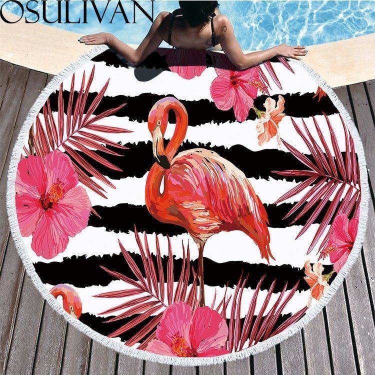 osulivan flamingo printed blanket