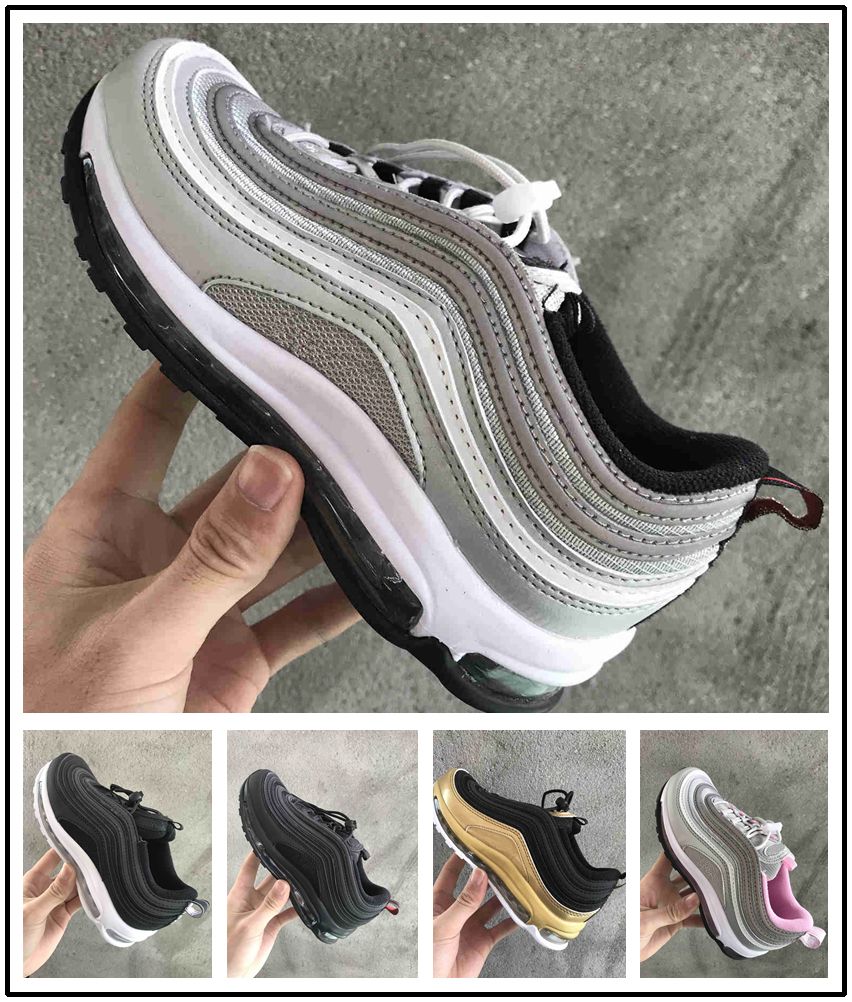 Compre Nike Air Max 97 Bebé Niños Zapatillas De Deporte Cojín KPU Zapatos De Entrenamiento De Plástico Jóvenes Niños Niñas Venta Al Por Mayor Niños Compre Nike Air Max 97 Bebé Niños Zapatillas De Deporte Cojín KPU Zapatos De Entrenamiento De Plástico Jóvenes Niños Niñas Venta Al Por Mayor Niños