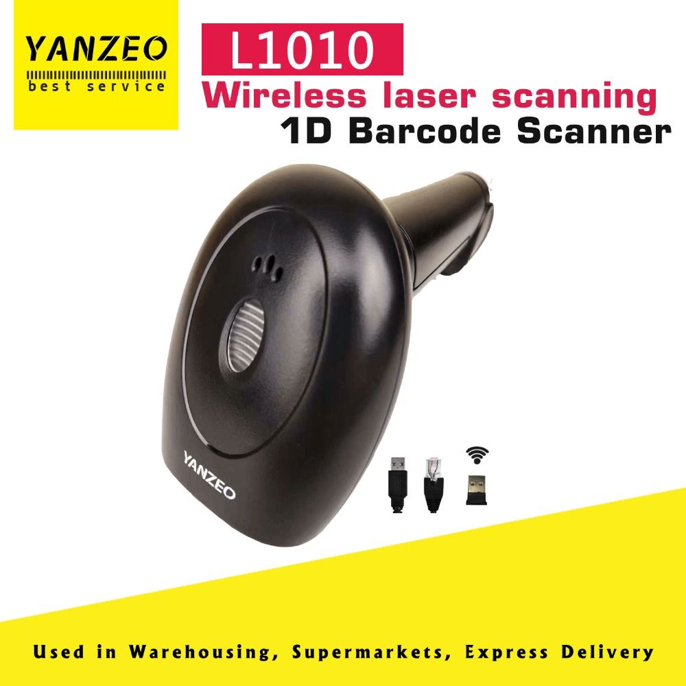Wireless 2.4G USB Handheld Wifi laser Barcode POS Scan Bar Code Scanner Reader Y