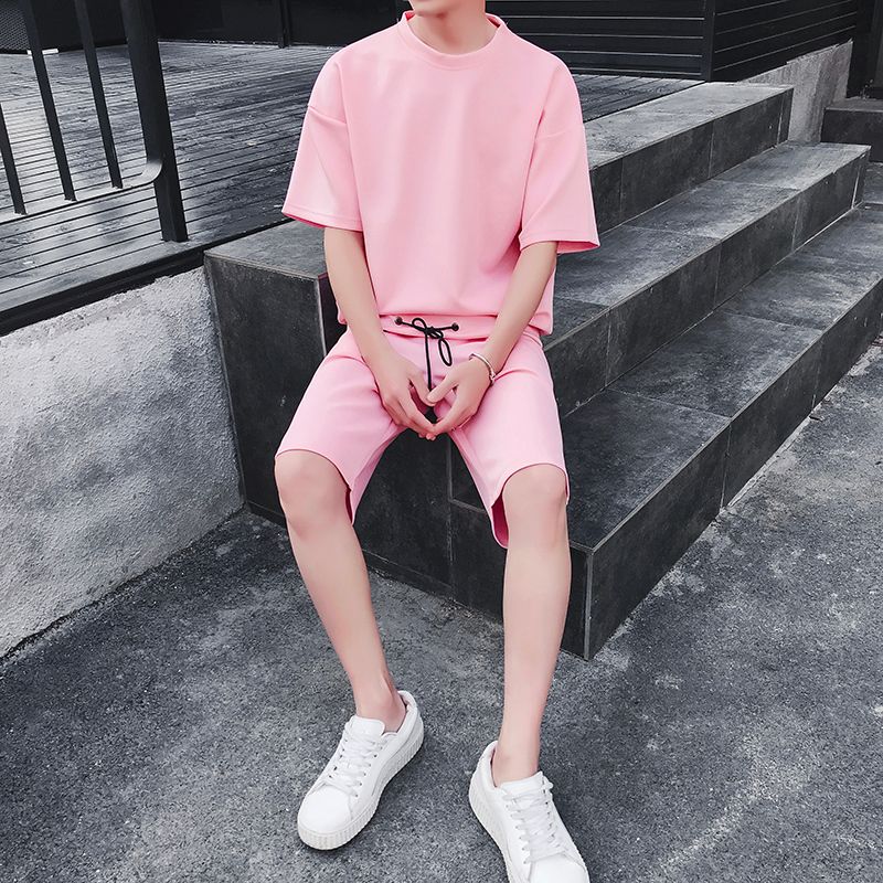men's 2 piece shorts and shirt