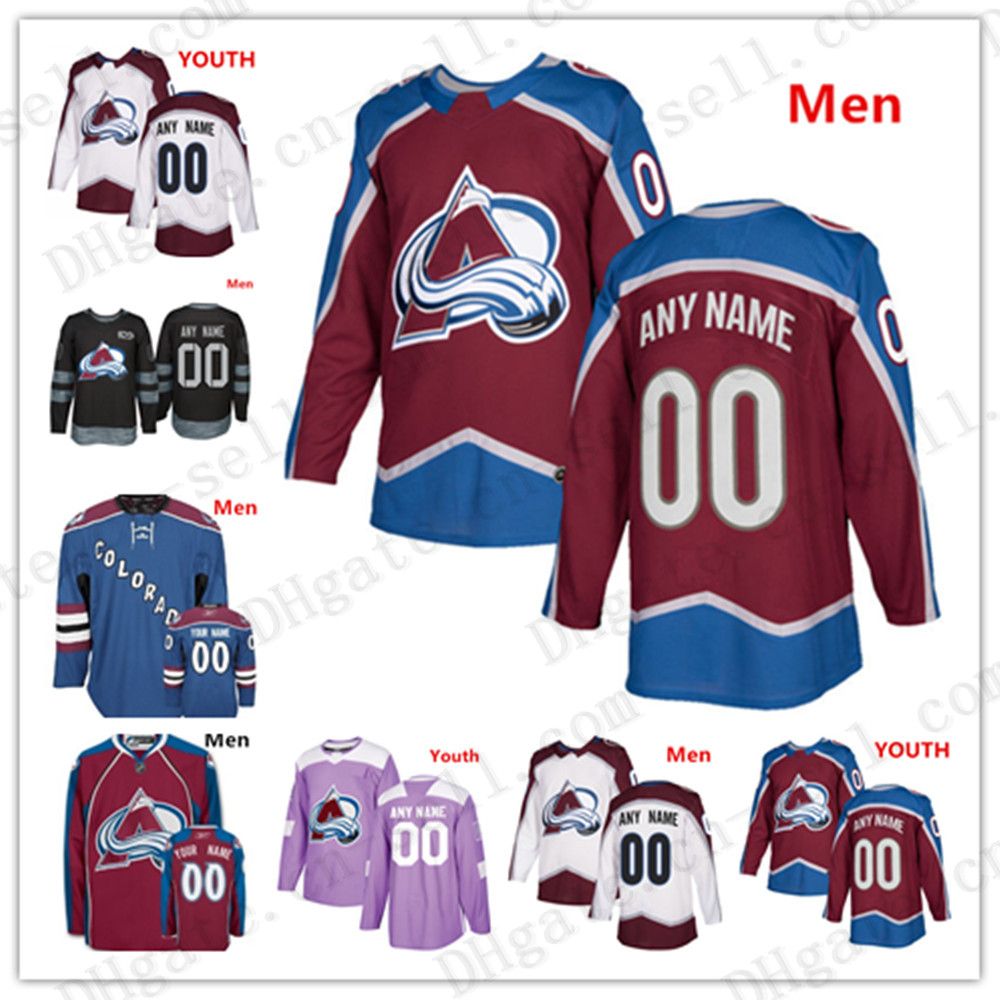 colorado avalanche custom jersey