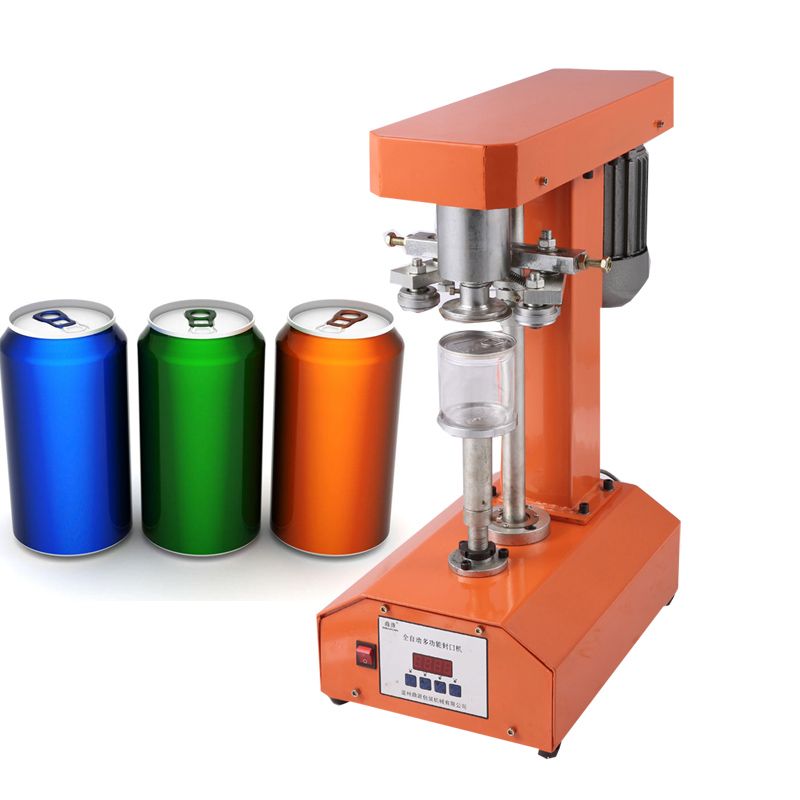 2021 370W Semi Automatic Can Sealing Machine For Orange Paint Sealer