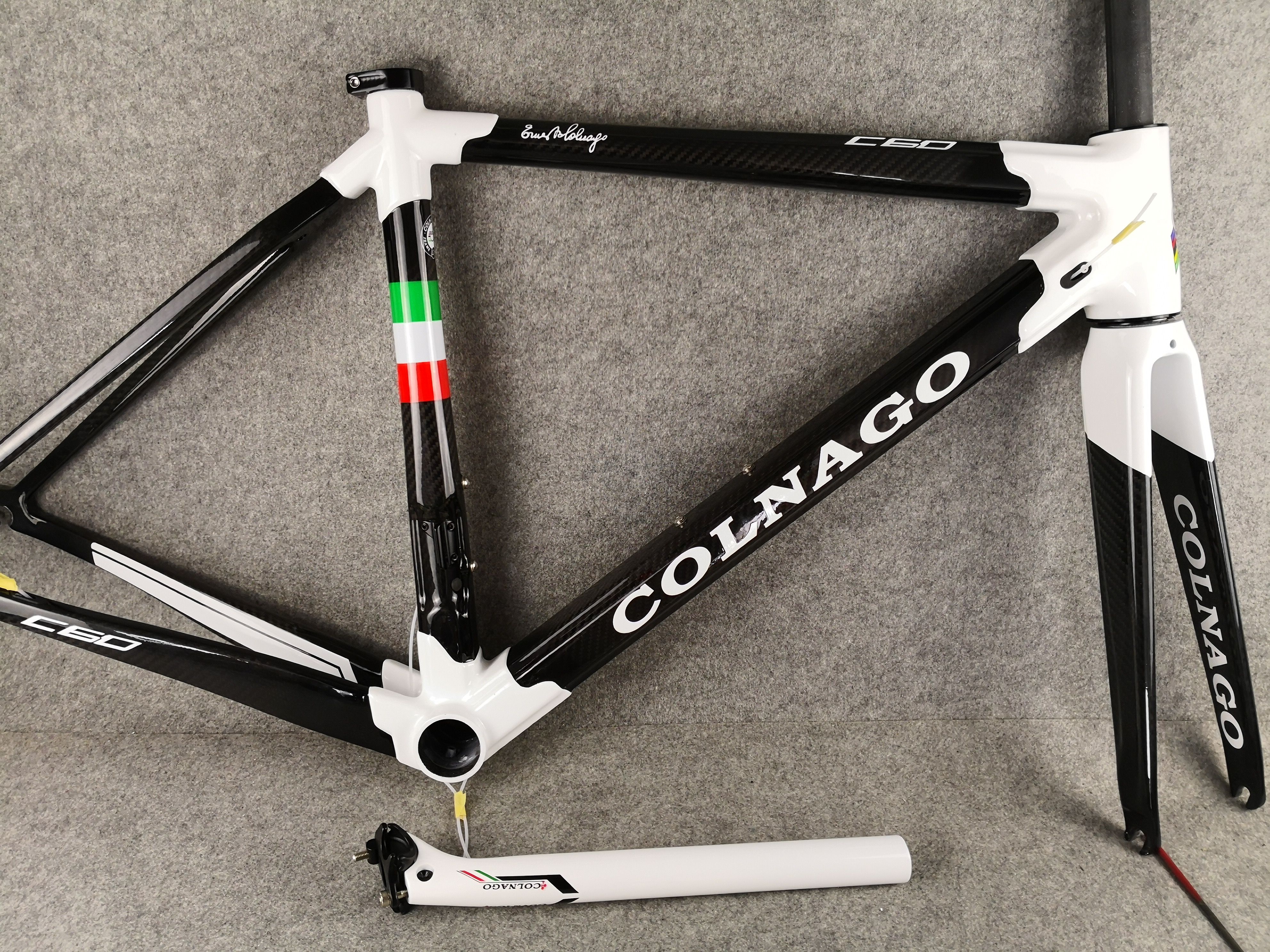 2020 Sliver Road Carbon Fiber Bike Frame Set Carbon Fiber Frame