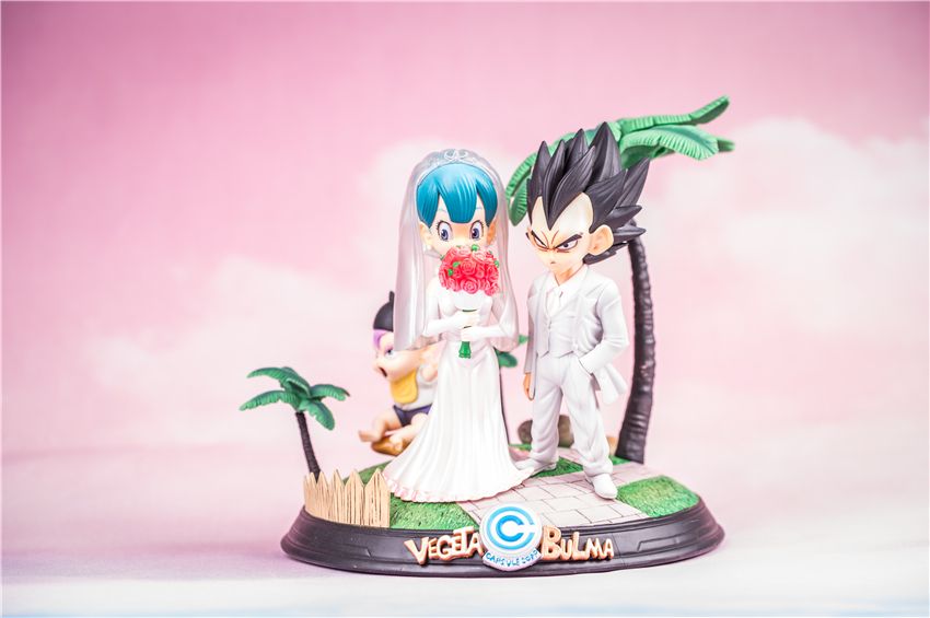 vegeta bulma wedding figure