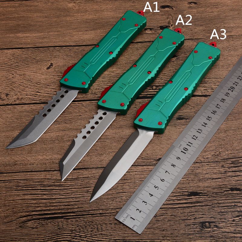MT UT A10 Knife Bounty Hunter Automatic Pocket Knife D2 Blade Aluminum Alloy Tactical AUTO CNC