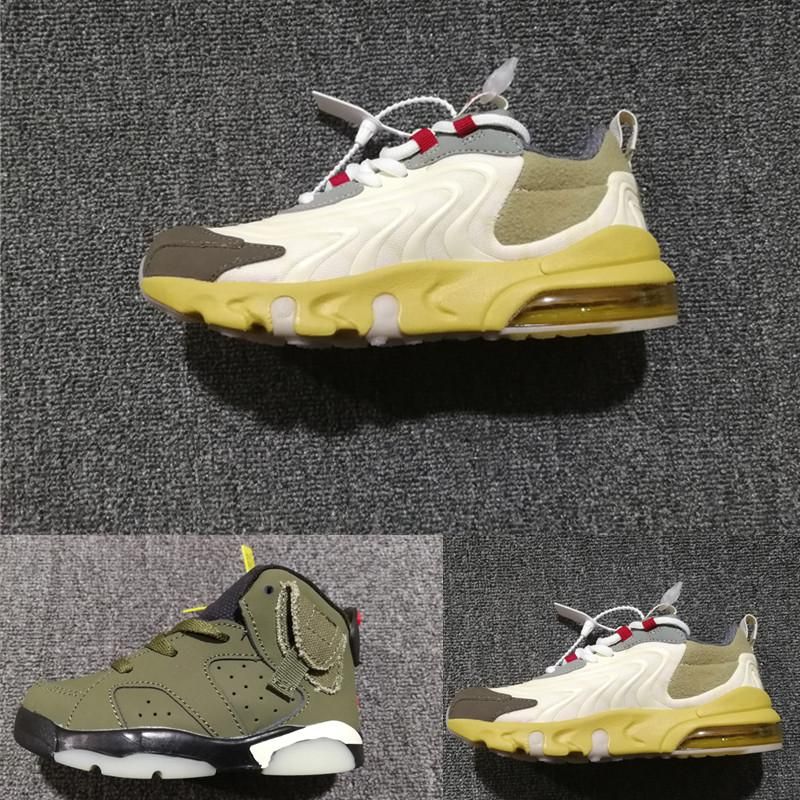 Cheap Travis Scott 270 Kids Running Shoes TS Cactus Jack Cheap Travis Scott 270 Kids Running Shoes TS Cactus Jack