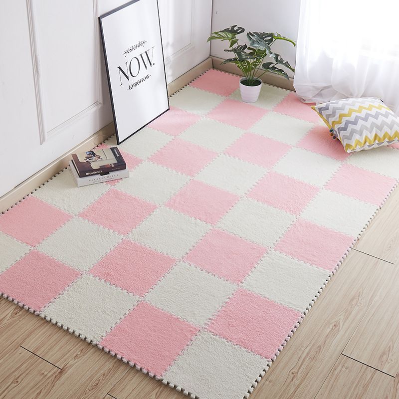 Nordic Diy Eva Foam Floor Mat Mosaic Carpet Living Room Bedroom Nordic Diy Eva Foam Floor Mat Mosaic Carpet Living Room Bedroom Covered With Cute Plush Face Tatami 20x20cm Replace Kashan Rugs