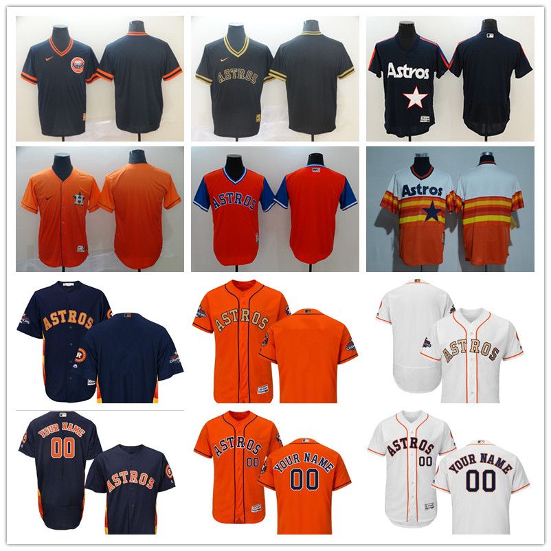 orange women's astros jersey