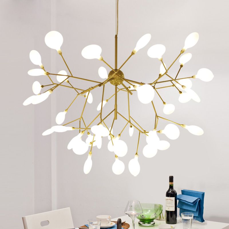 Heracleum Chandelier Tree Leaf Branch Firefly Chandelier Lighting