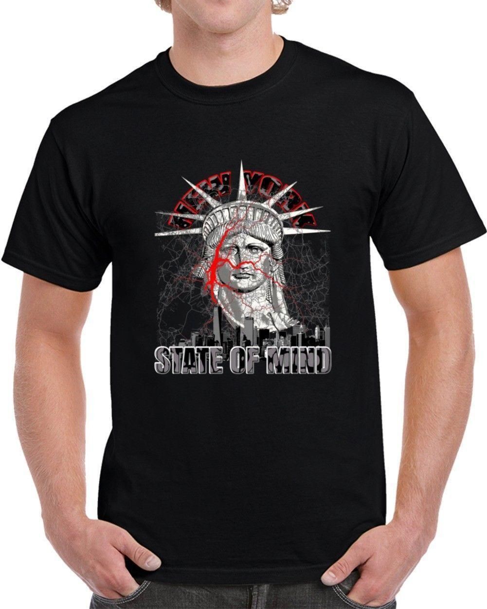 Grosshandel New York State Of Mind Hip Hop Stadt Liebe Rap Bronx Brooklyn Cool T Shirt Tops Sommer Cool Lustiges T Shirt Von Jie74 14 67 Auf De Dhgate Com Dhgate