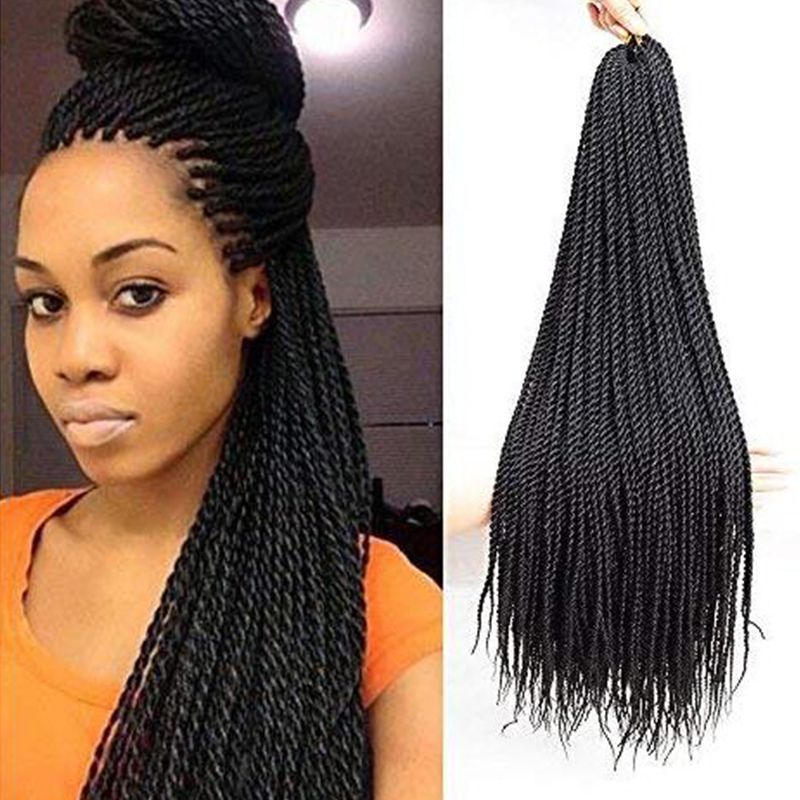 2019 22Inch Senegalese Twist Crochet Hair Braids Small ...