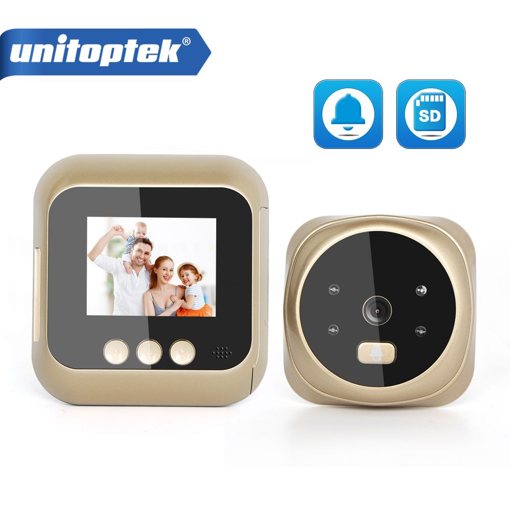 New 2 4 Inch Tps Hd Ir Camera Peephole Viewer 135 Degree Cat Eye