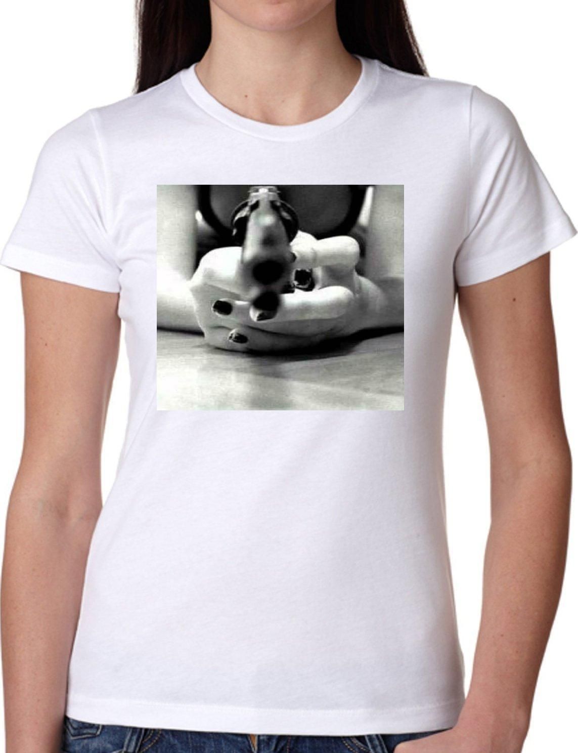 T Shirt Jode Girl Ggg22 Z1174 Gun Pistol Girl Nails Vintage Usa Fun T Shirt Jode Girl Ggg22 Z1174 Gun Pistol Girl Nails Vintage Usa Fun