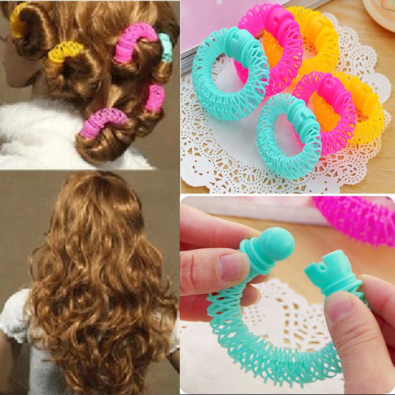 Foam Rollers 16pcs Curling Foam Rollers Styling Tools Roller Bendy Roller Curler Spiral Curls Diy Hair Accessories Hairdressing