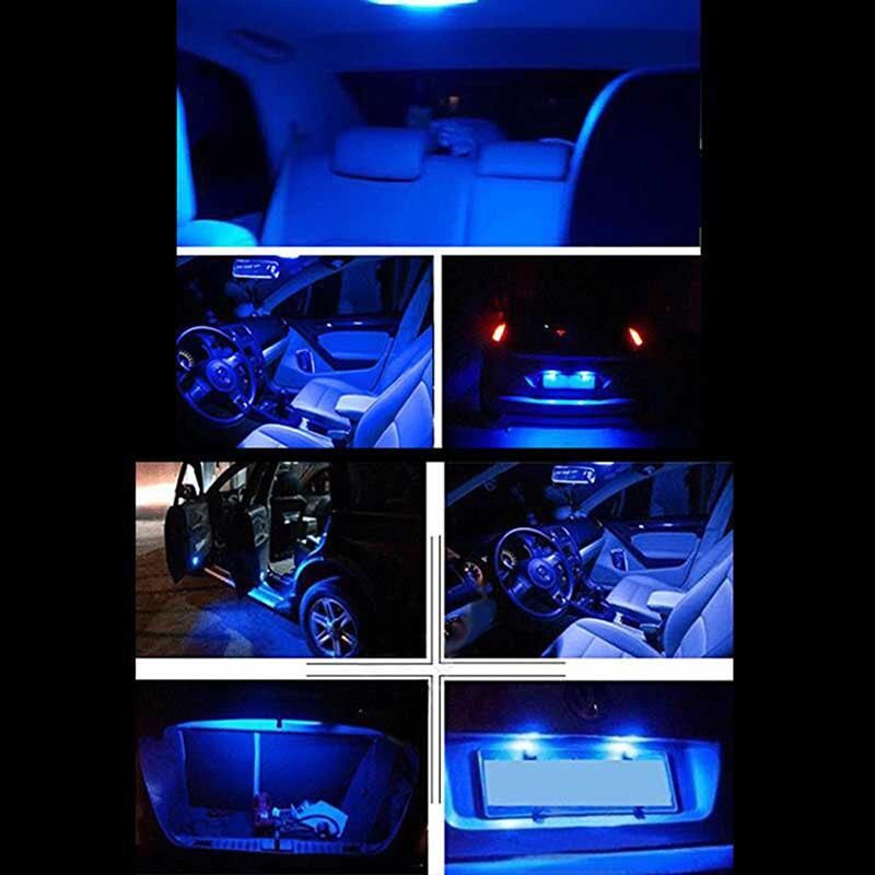 2019 11x Blue Canbus Dome Footwell Trunk Lighting Bulb Led Car