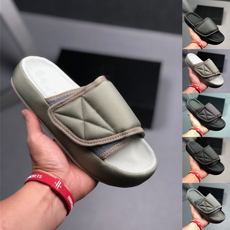 Plage Designer 2019 Pantoufles Hommes En Flop Noir De Luxe D Kanye Blanc Chaussures Air Femmes Plein Flip Casual Gris Sandales West Été Glisse fyIvY7gb6