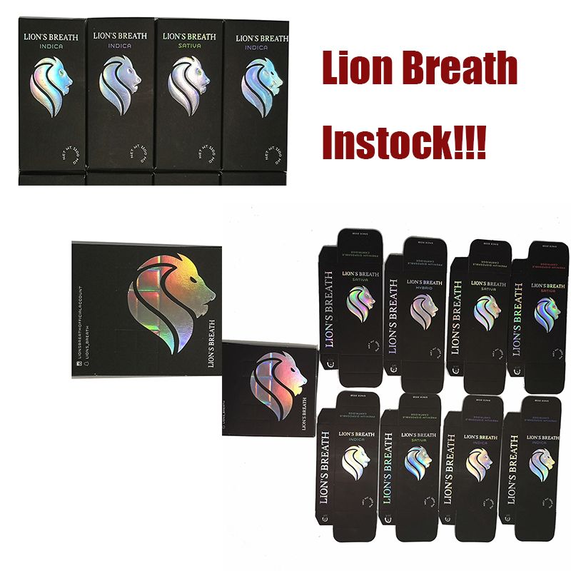 Lions Breath Vapes Cartridges Vape Pens 510 Oil Carts Packaging E