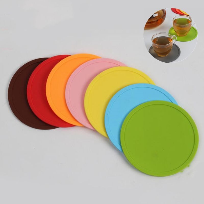 Silicone Placement Table Mats Non Slip Drink Coaster Placemats For