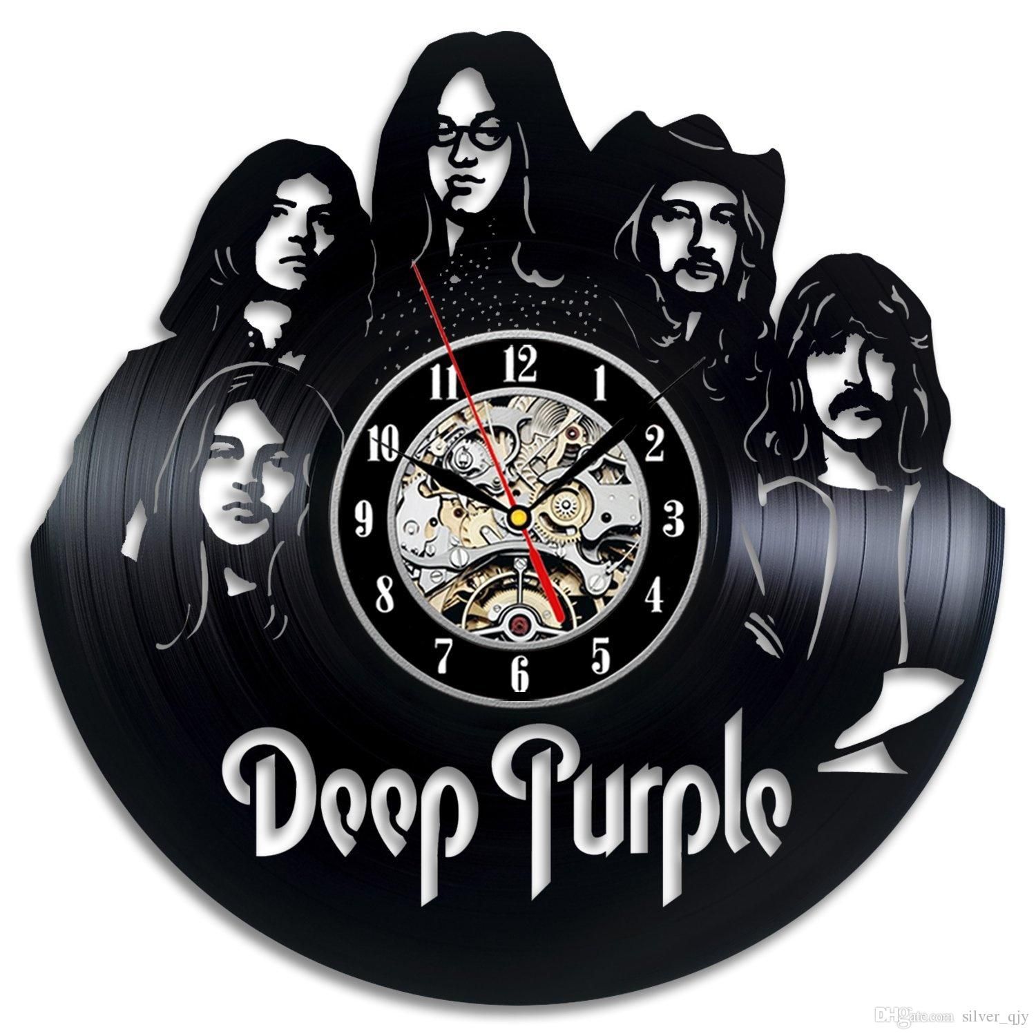 Deep Purple Live Vinyl Record Clock Wall Art Home Decor Black 12inch Deep Purple Live Vinyl Record Clock Wall Art Home Decor Black 12inch Blue Kitchen Clocks From Qq280630162 24 25 Dhgate Com