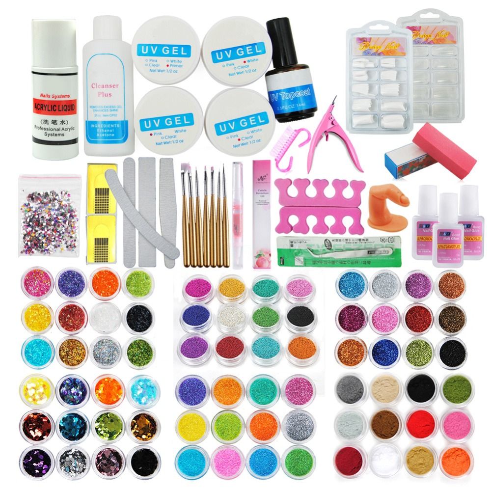 Hot Sale Acrylic Glitter Powder Kit All For Manicure Acrylic Nail Kit