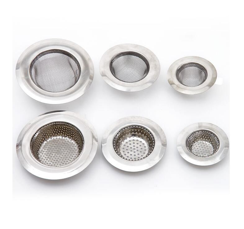 2019 Mesh Sink Strainer Stainless Steel Kitchen Plug 2019 Mesh Sink Strainer Stainless Steel Kitchen Plug For Bathroom Shower Drain Hole Filter Hair Catcher Stopper Cleaning Tool From