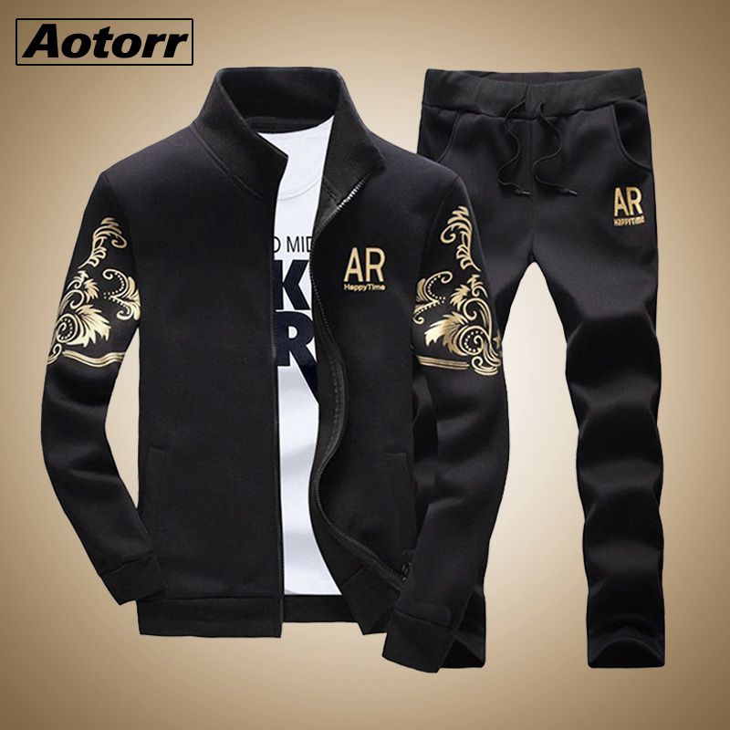 AOTORR Mens Casual Tracksuit Running Sweatsuit Jogging Athletic Sports Set AOTORR Mens Casual Tracksuit Running Sweatsuit Jogging Athletic Sports Set