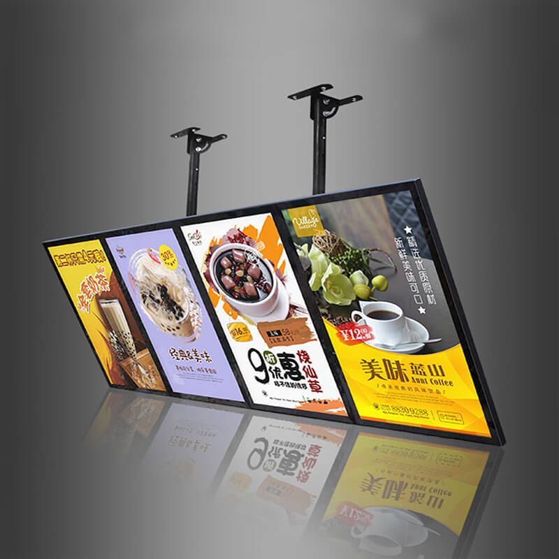 2019 60x160cm Fast Food Store Hang Menu Board Display Menu Signage With