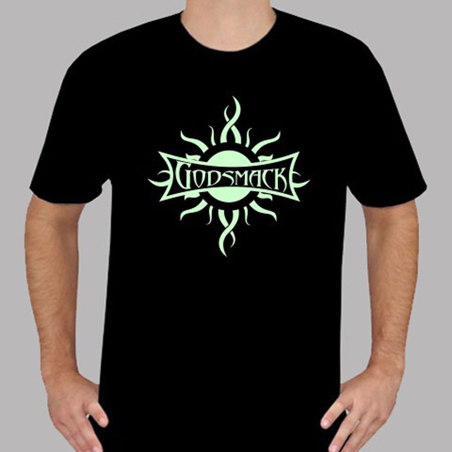Godsmack Metal Rock Band Logo T-Shirt Men Women Unisex Grey Tee Size S-3XL