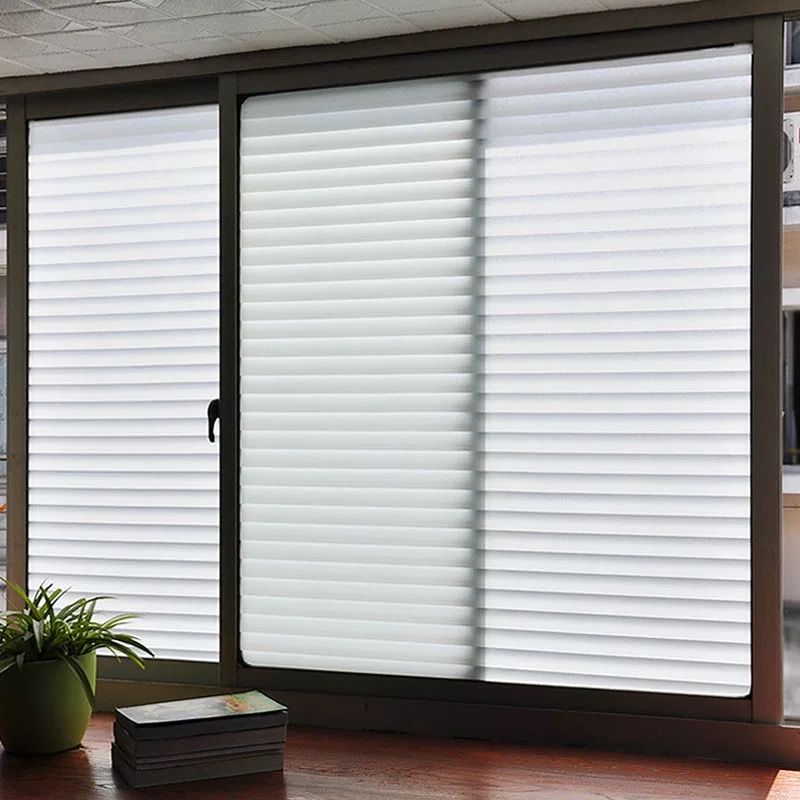 Blind Window Film Frosted Glass Stickers Static Cling Vinyl Office Home
