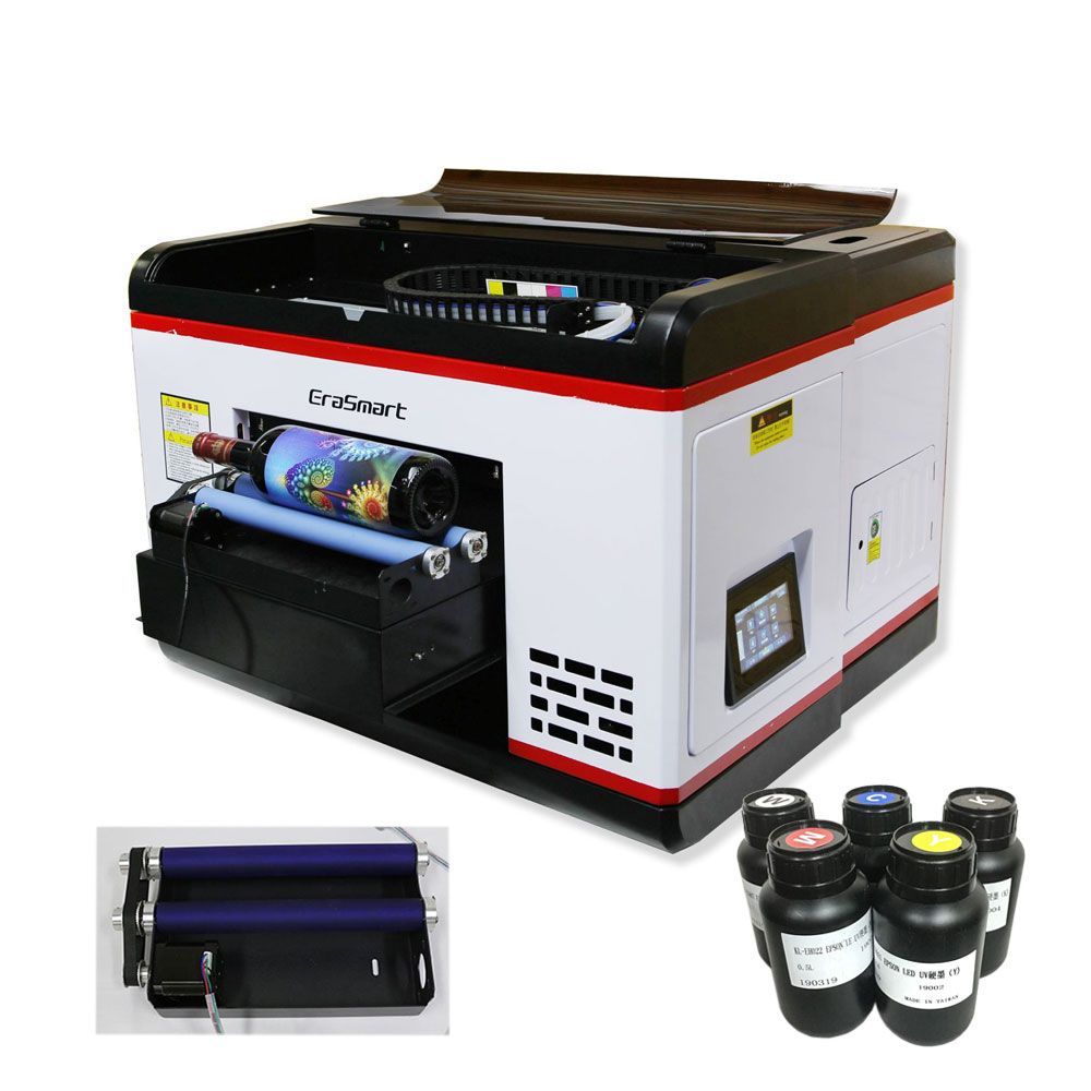 EraSmart The Newest A3 UV LED Printer Digital Photo Print Machine Digital Glass Printing Machine