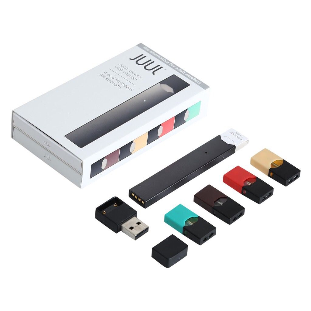 Newest Juul Starter Kit 250mah Battery With Pods USB Charger Portable