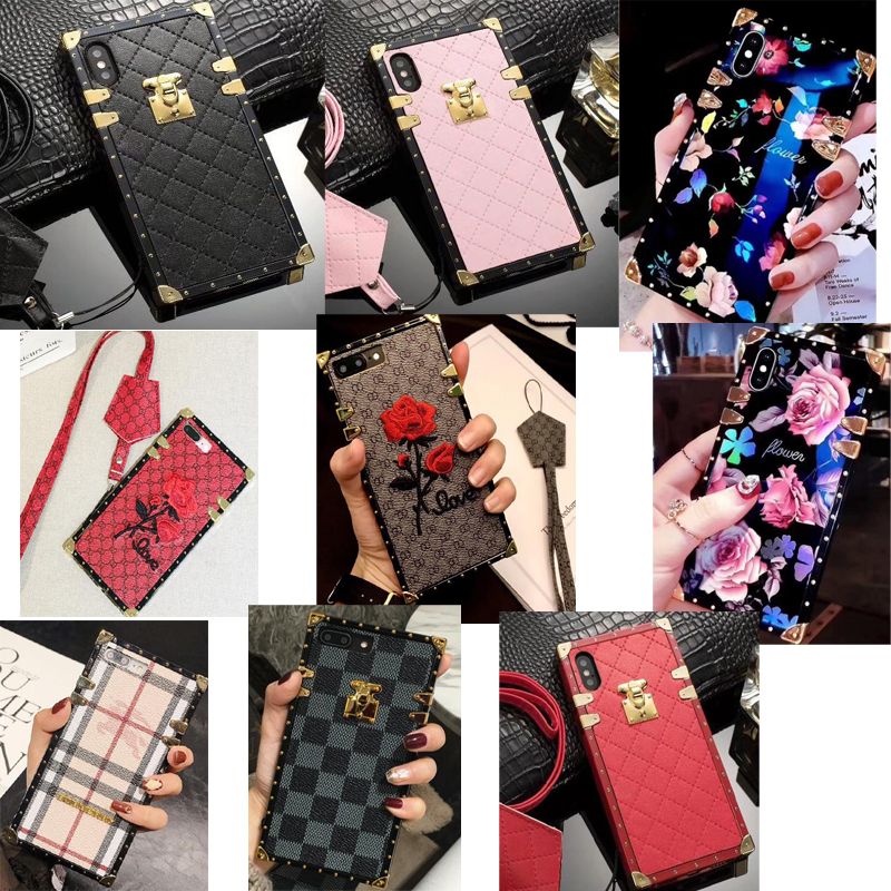 Designer Fashion Luxury Phone Cases For IPhone X XR XS Max 8 7 6 6s Plus S9 S10 Note 9 10 Plus