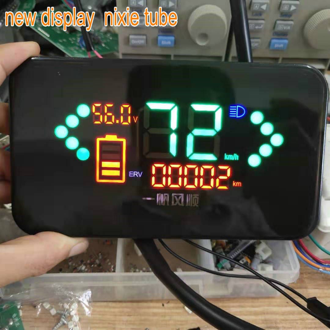 2020 Digital Display 24V 96v For Electric Scooter Motorcycle Instrument Speedometer Battery