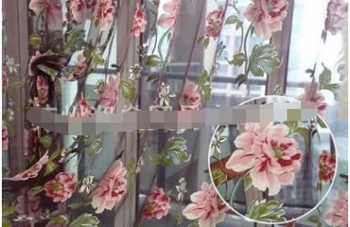 Napearl New Classical Classic Flower Curtain Window Screening