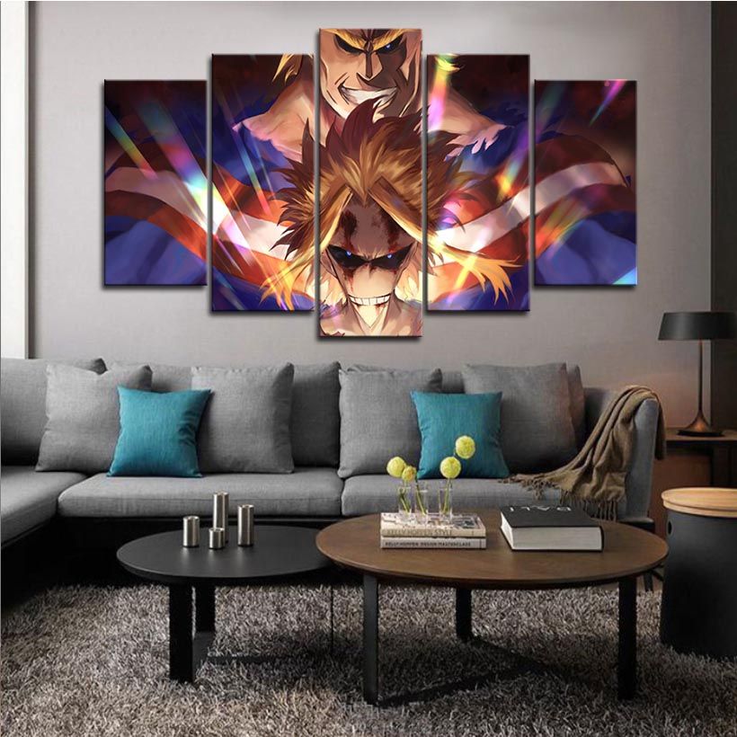 2021 Framed Wall Art My Hero Academia Anime Movies Wall Art Pictures