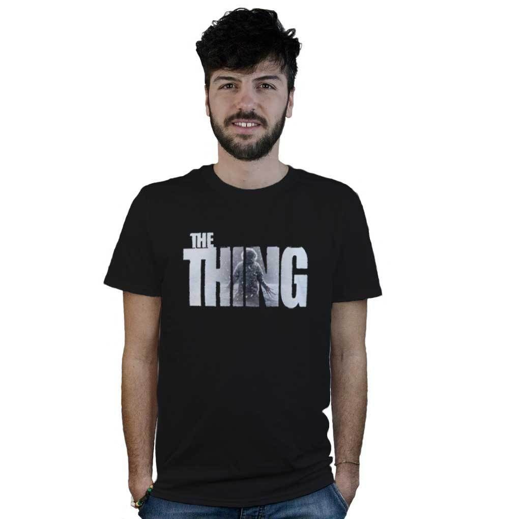 T Shirt The Thing Maglietta Nera Film Horror Fantascienza Movie