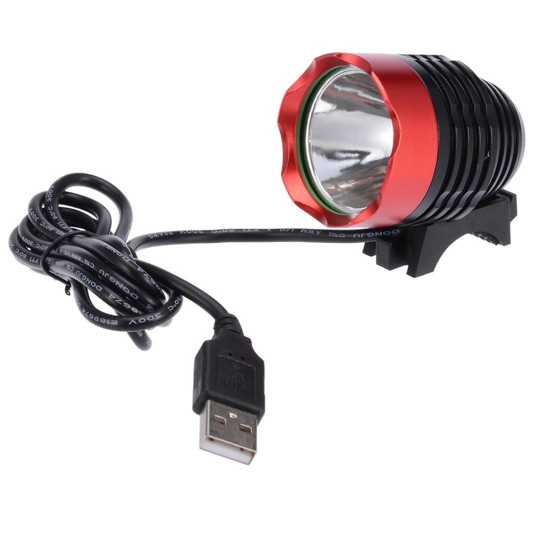3 Modes 2000Lm T6 LED Bicycle Bike Cycling Front Light Headlight Just Light